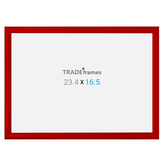 A2 (59.4 x 42 cm) Red Snap Frame - 30MM Profile