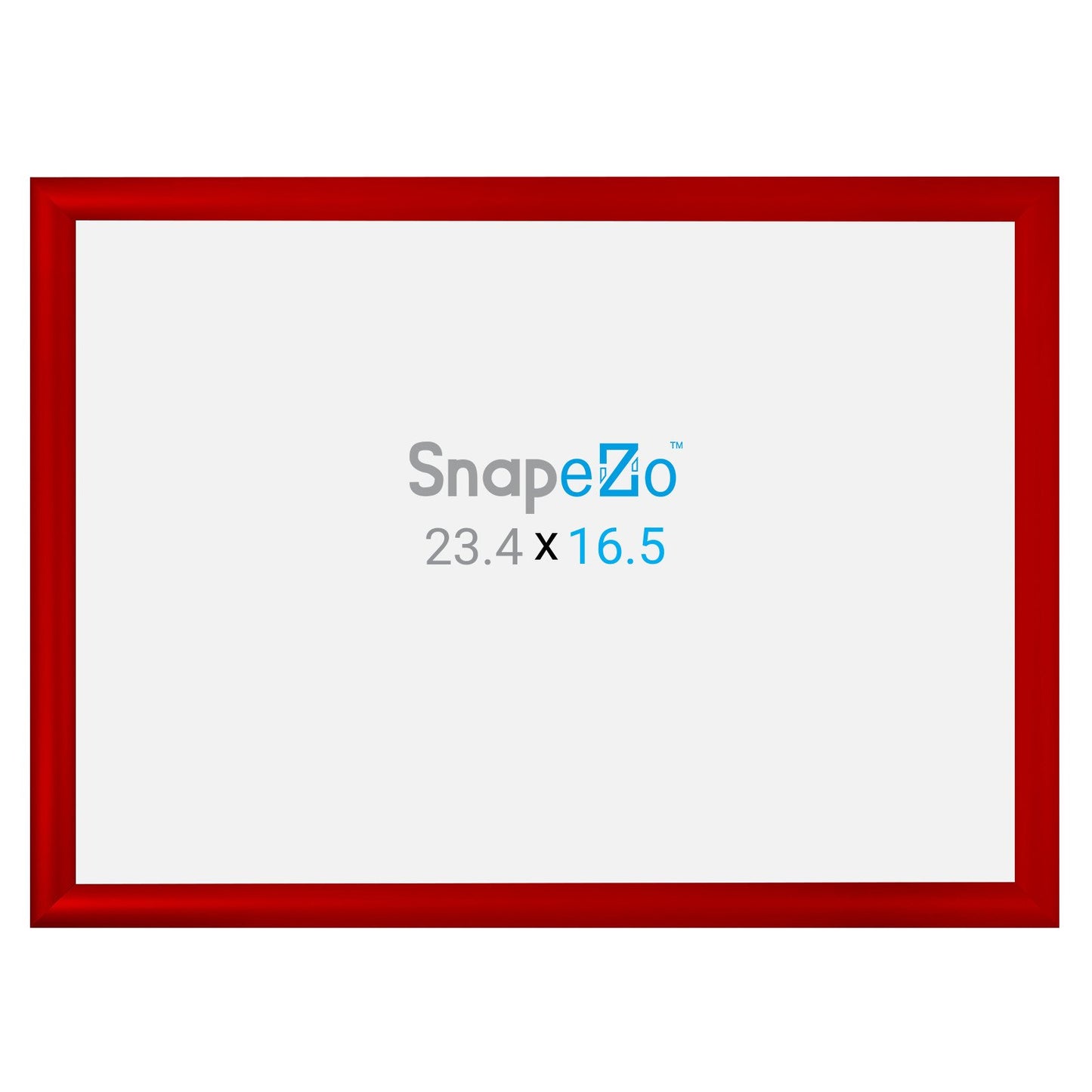 SnapeZo® A2 (59,4 x 42 cm) Marco a presión rojo - Perfil de 30 mm