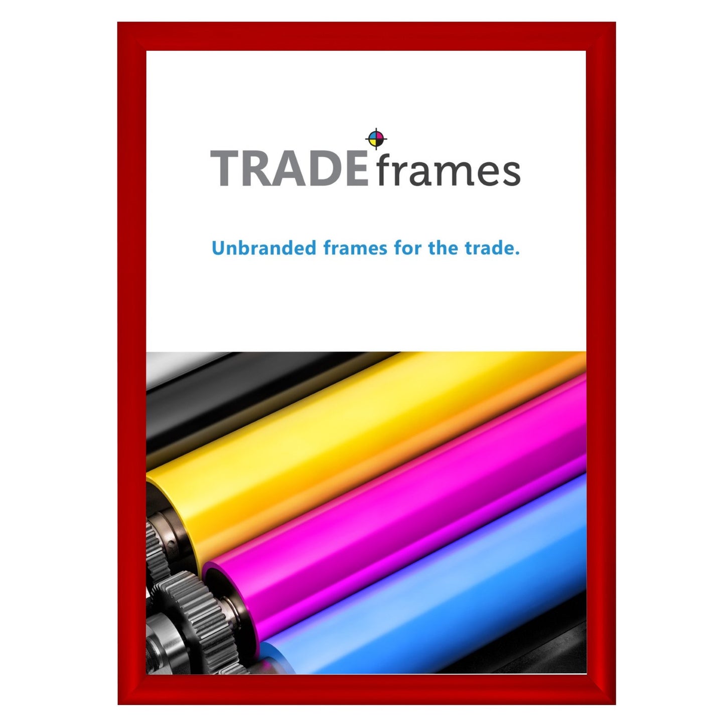 A2 (59.4 x 42 cm) Red Snap Frame - 30MM Profile