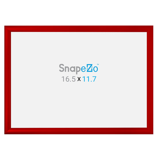 SnapeZo® A3 (42 x 29.7 cm) Red Snap Frame - 30MM Profile