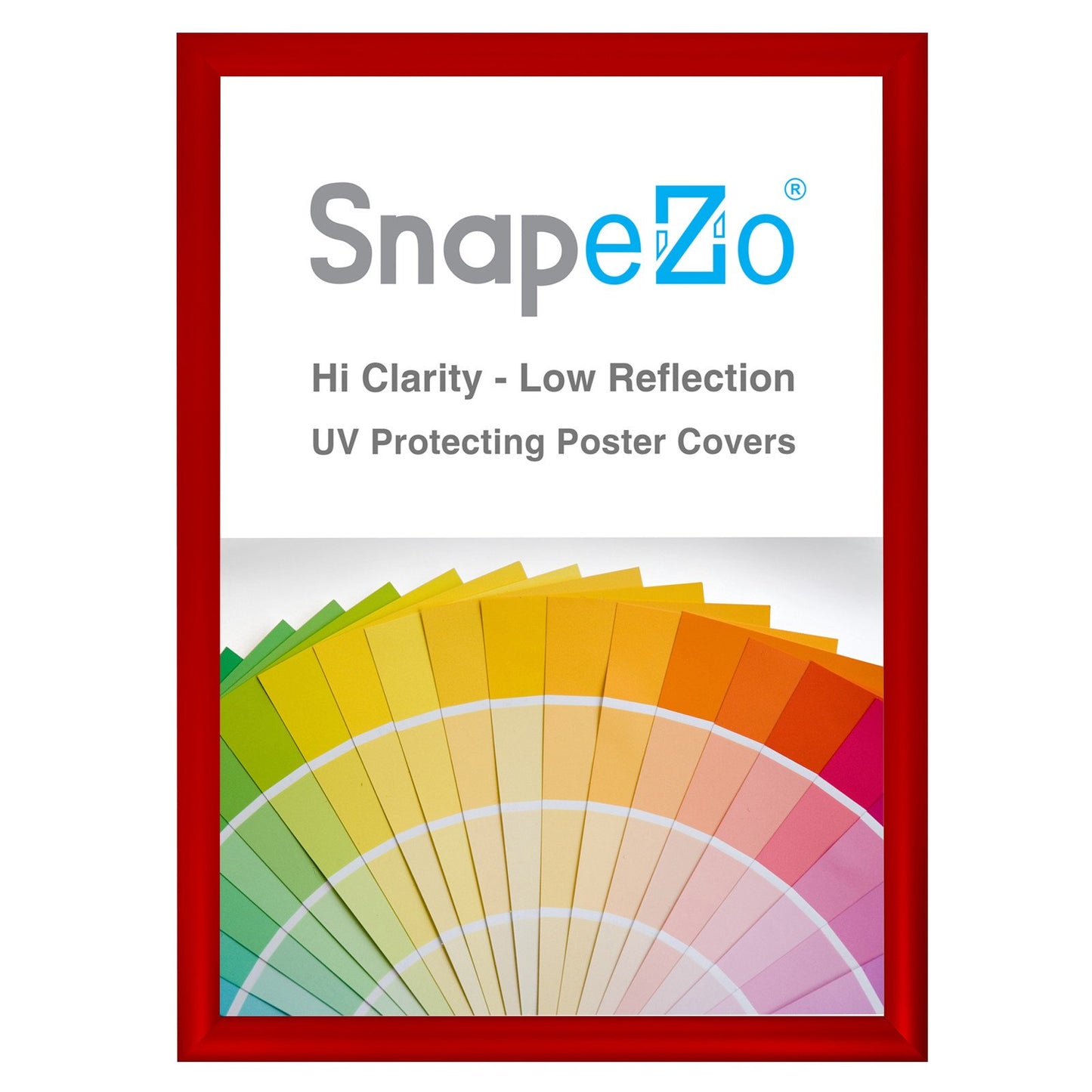 SnapeZo® A3 (42 x 29.7 cm) Red Snap Frame - 30MM Profile