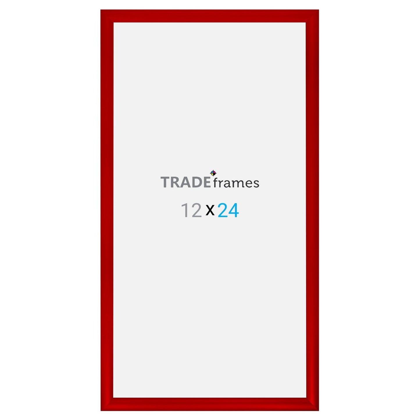 30.48 x 60.96 cm Red Snap Frame - 30MM Profile