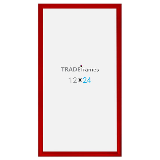 30.48 x 60.96 cm Red Snap Frame - 30MM Profile