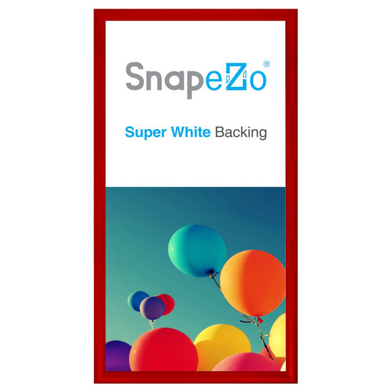 SnapeZo® 30.48 x 60.96 cm Red Snap Frame - 30MM Profile