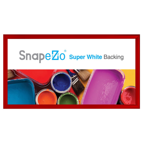 SnapeZo® 30.48 x 60.96 cm Red Snap Frame - 30MM Profile