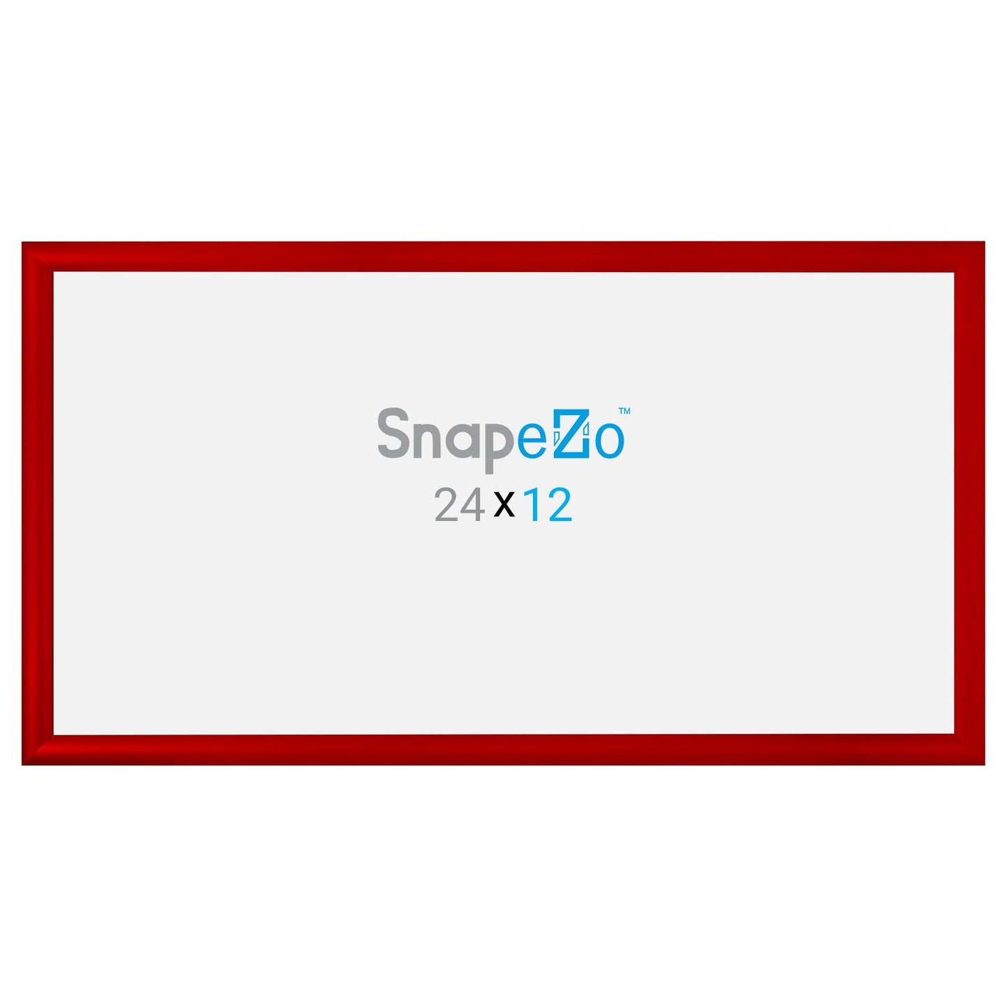 SnapeZo® 30,48 x 60,96 cm Marco a presión rojo - Perfil de 30 mm