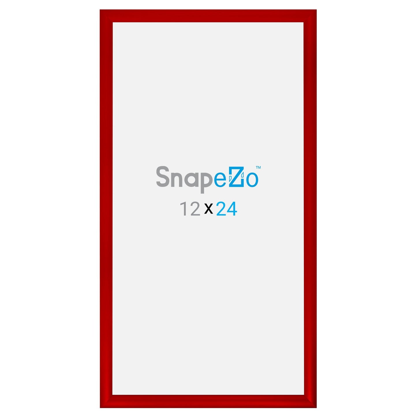 SnapeZo® 30,48 x 60,96 cm Marco a presión rojo - Perfil de 30 mm