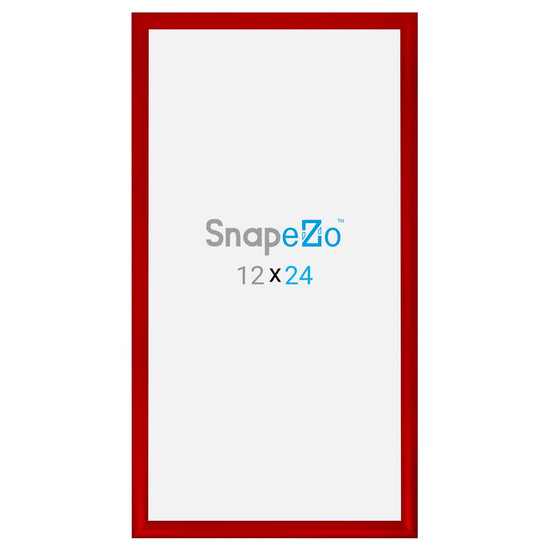 SnapeZo® 30,48 x 60,96 cm Marco a presión rojo - Perfil de 30 mm