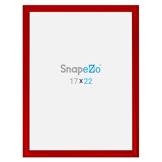 SnapeZo® 43.18 x 55.88 cm Red Snap Frame - 30MM Profile