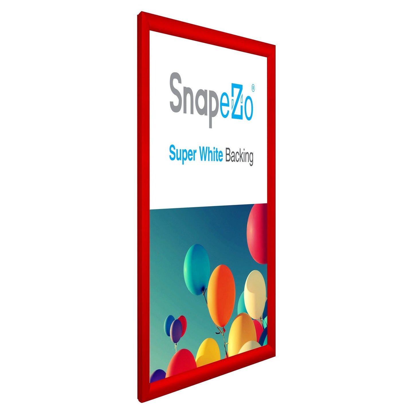 SnapeZo® 43.18 x 55.88 cm Red Snap Frame - 30MM Profile