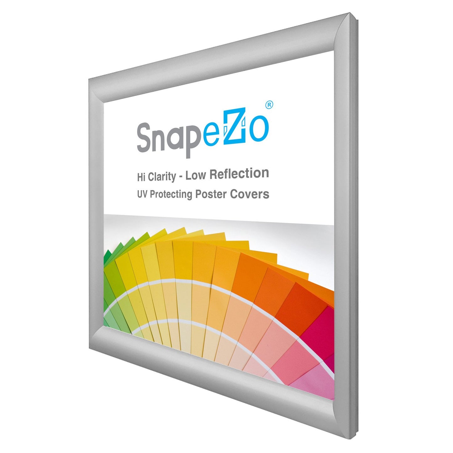 SnapeZo® 60.96 x 60.96 cm Silver Snap Frame - 30MM Profile