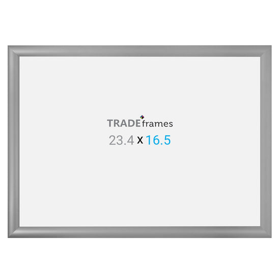 A2 (59.4 x 42 cm) Silver Snap Frame - 30MM Profile