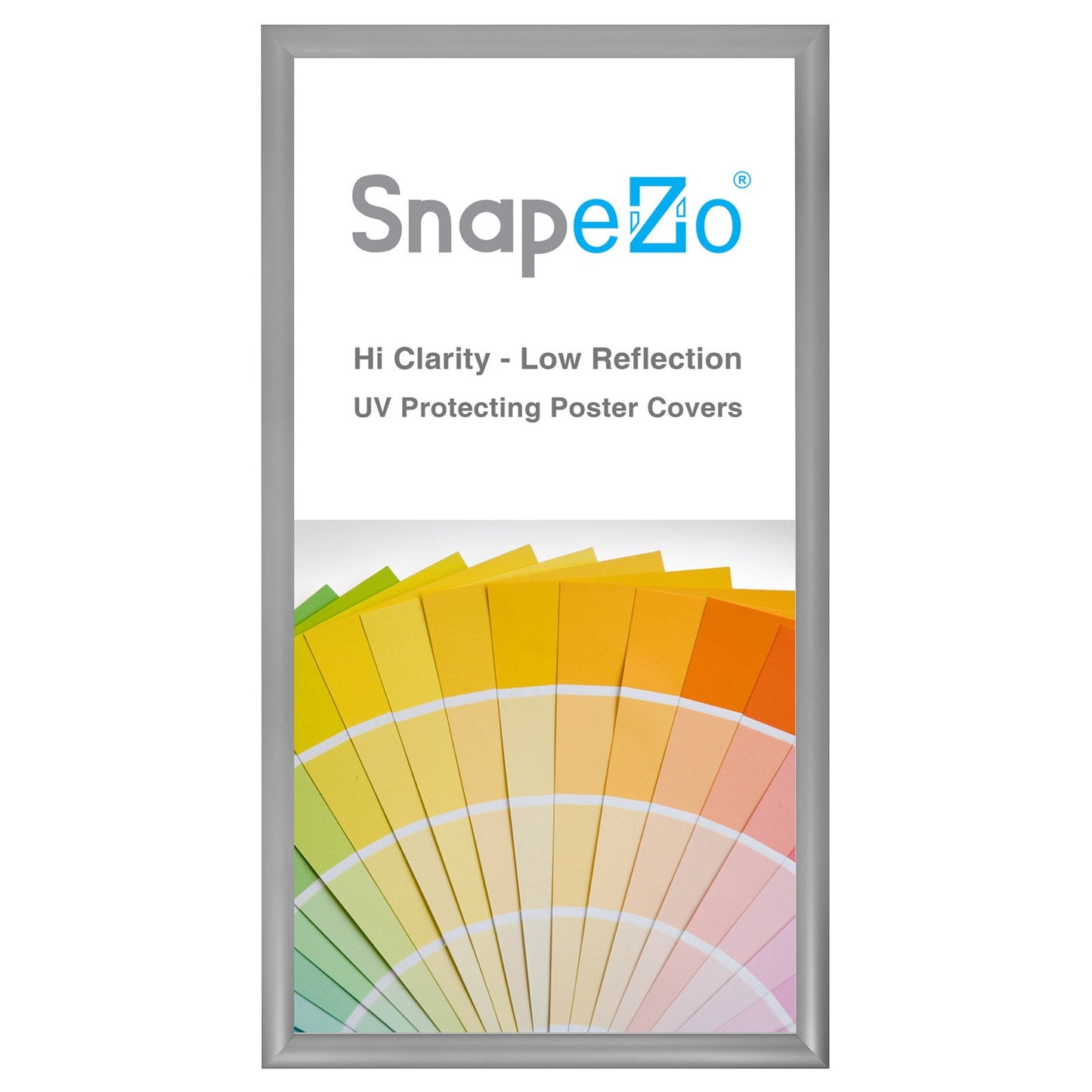 SnapeZo® 30.48 x 60.96 cm Silver Snap Frame - 30MM Profile