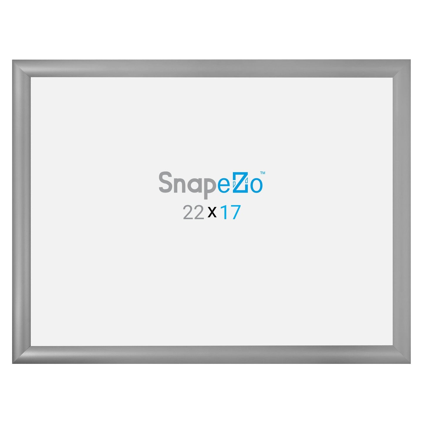 SnapeZo® Marco a presión plateado de 43,18 x 55,88 cm - Perfil de 30 mm