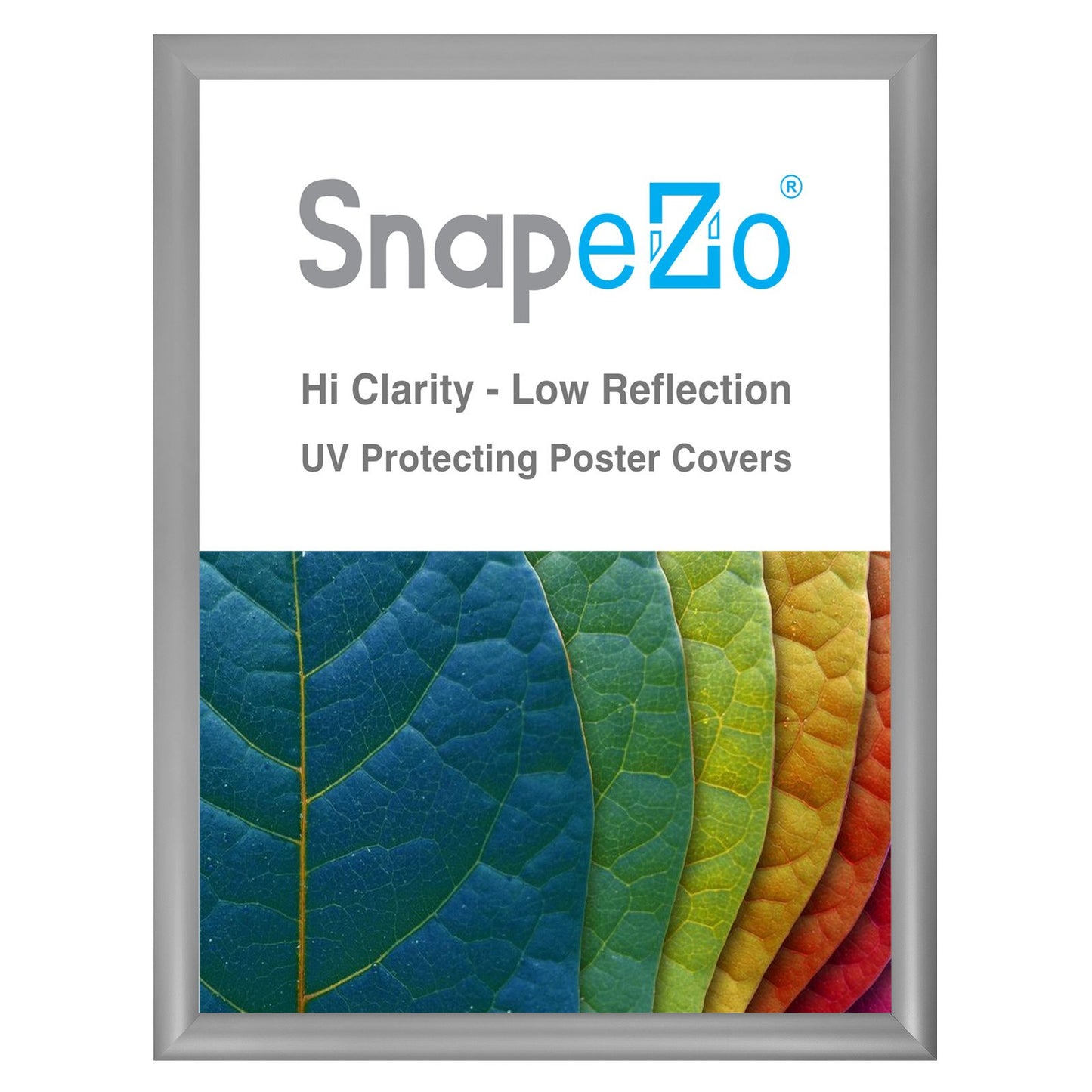 SnapeZo® 43.18 x 55.88 cm Silver Snap Frame - 30MM Profile