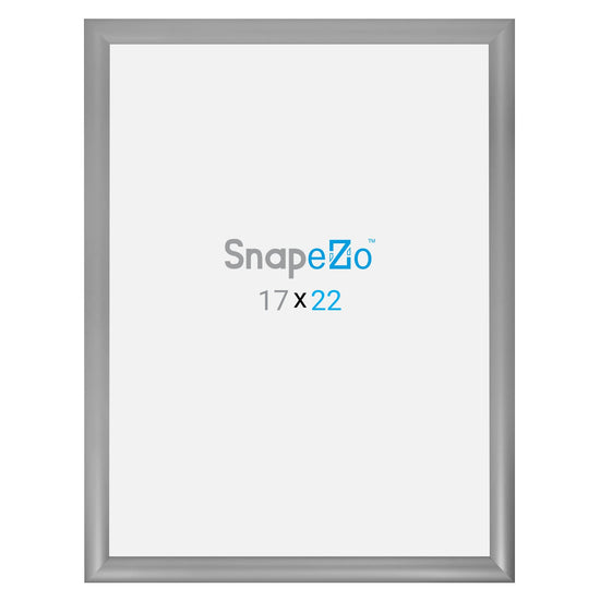 SnapeZo® Marco a presión plateado de 43,18 x 55,88 cm - Perfil de 30 mm