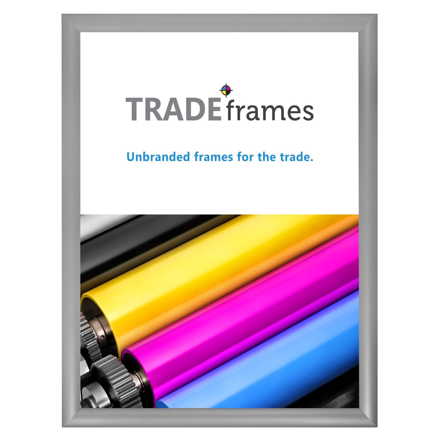 35x100 cm Silver Snap Frame - 30MM Width Profile