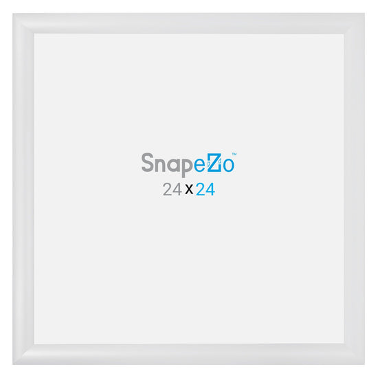 SnapeZo® 60.96 x 60.96 cm White Snap Frame - 30MM Profile