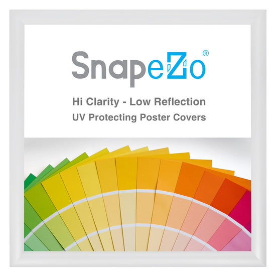 SnapeZo® 60.96 x 60.96 cm White Snap Frame - 30MM Profile