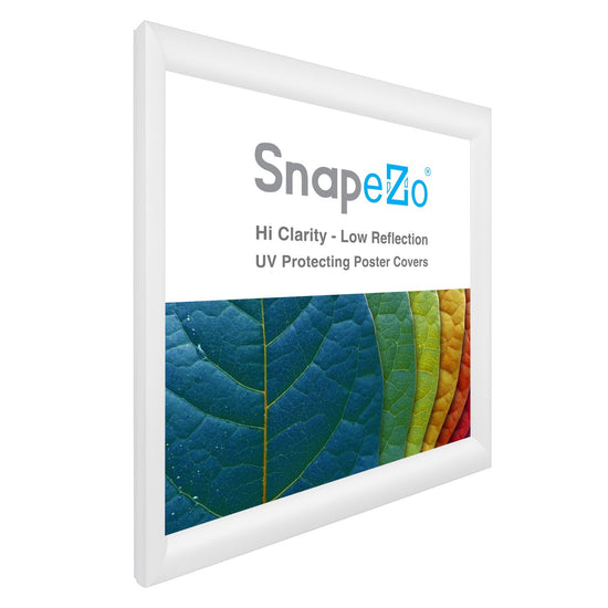 SnapeZo® 60,96 x 60,96 cm Marco a presión blanco - Perfil de 30 mm