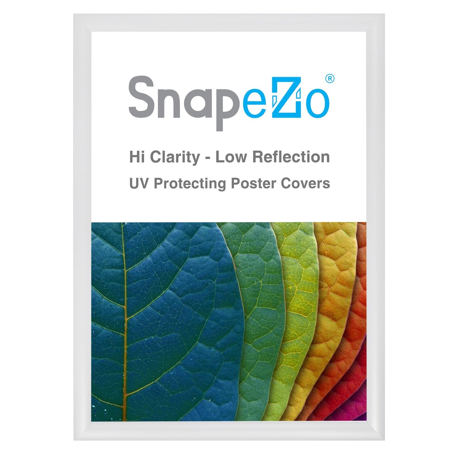 SnapeZo® A2 (59.4 x 42 cm) White Snap Frame - 30MM Profile