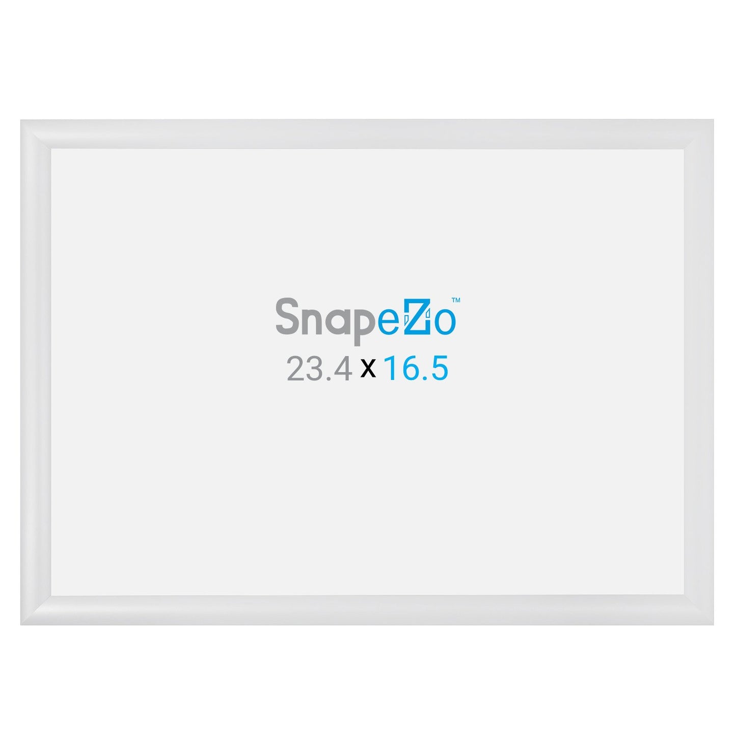 SnapeZo® A2 (59,4 x 42 cm) Marco a presión blanco - Perfil de 30 mm