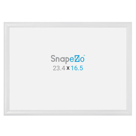 SnapeZo® A2 (59,4 x 42 cm) Marco a presión blanco - Perfil de 30 mm