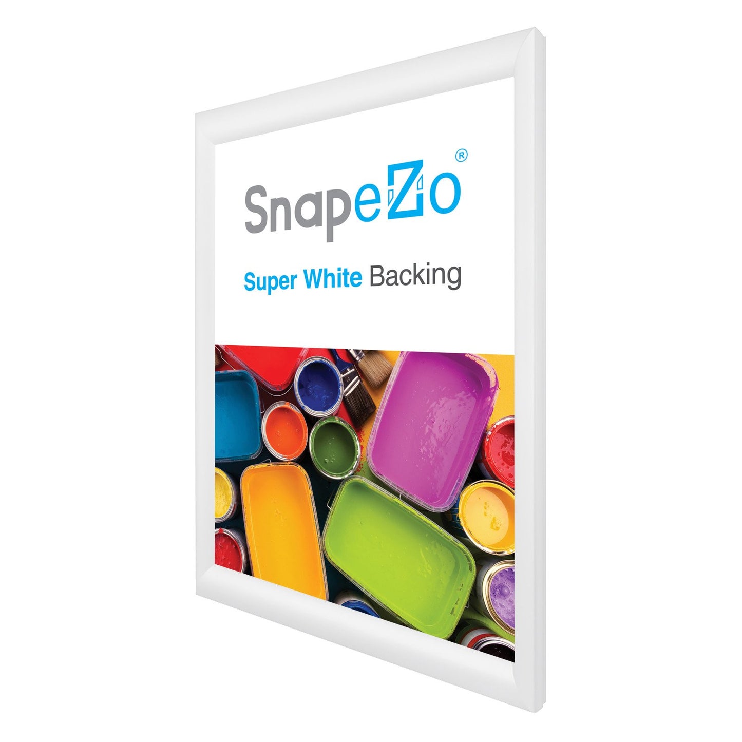 SnapeZo® A3 (42 x 29.7 cm) White Snap Frame - 30MM Profile