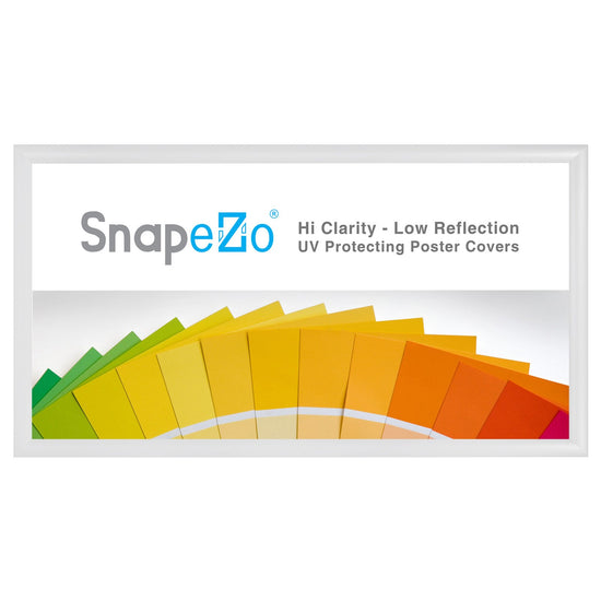 SnapeZo® 30.48 x 60.96 cm White Snap Frame - 30MM Profile