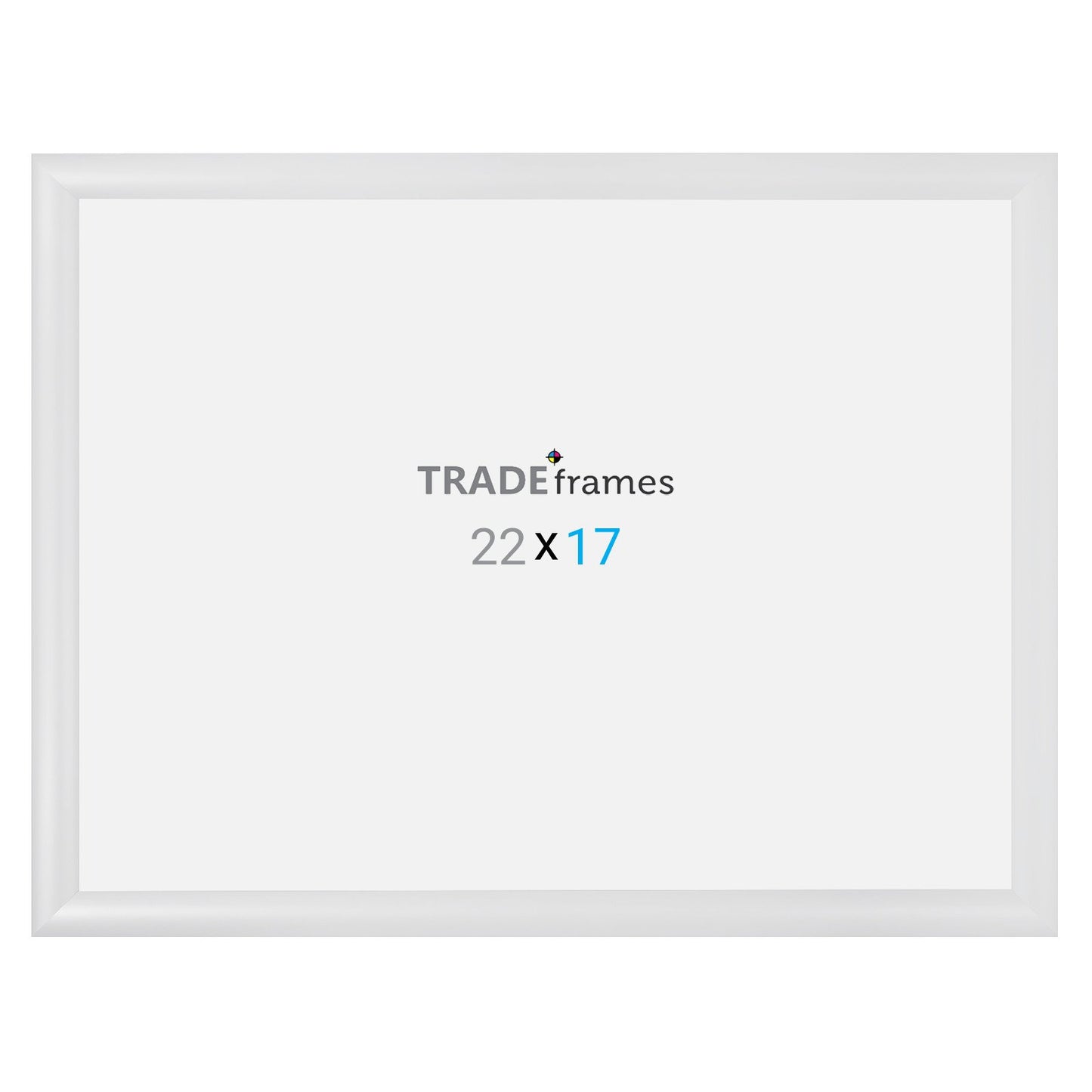 43.18 x 55.88 cm White Snap Frame - 30MM Profile