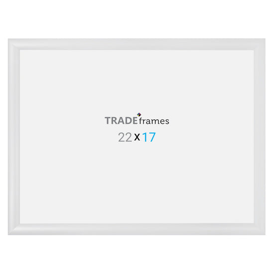 43.18 x 55.88 cm White Snap Frame - 30MM Profile