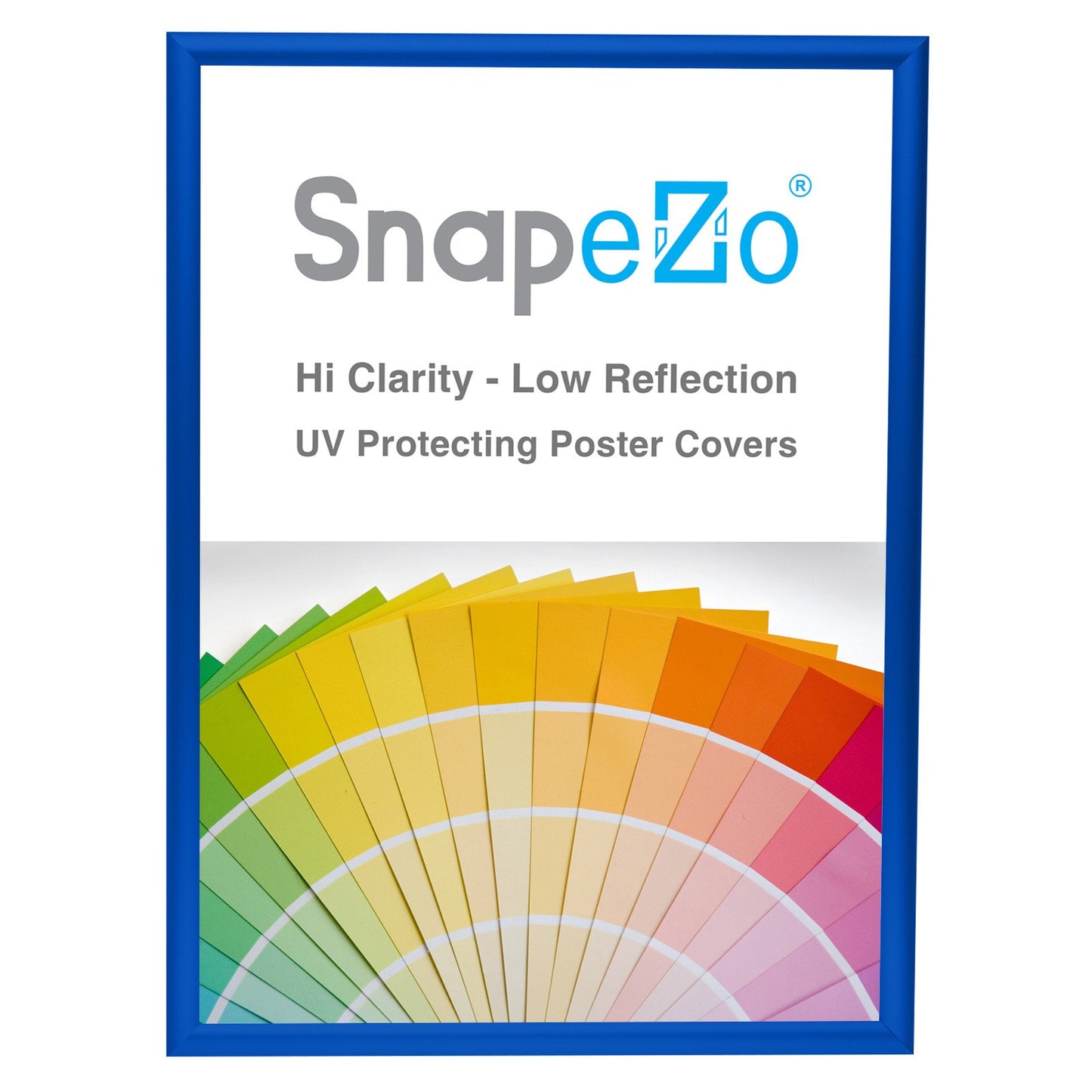 SnapeZo® A2 (59.4 x 42 cm) Blue Snap Frame - 25MM Profile