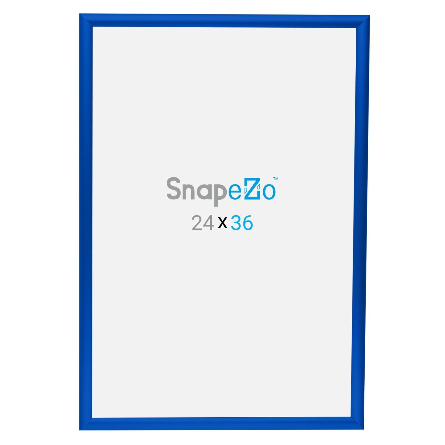 SnapeZo® 60,96 x 91,44 cm Marco a presión azul - Perfil de 25 mm