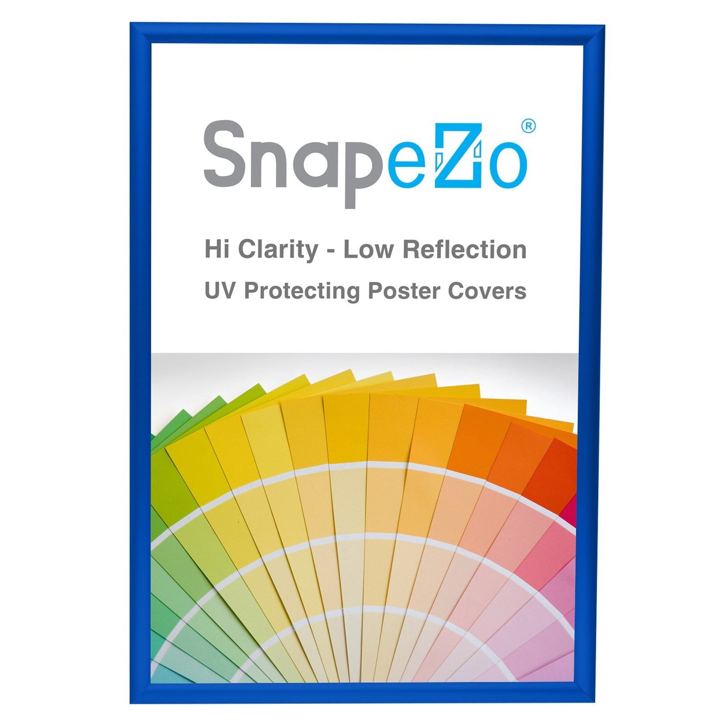 SnapeZo® 60.96 x 91.44 cm Blue Snap Frame - 25MM Profile