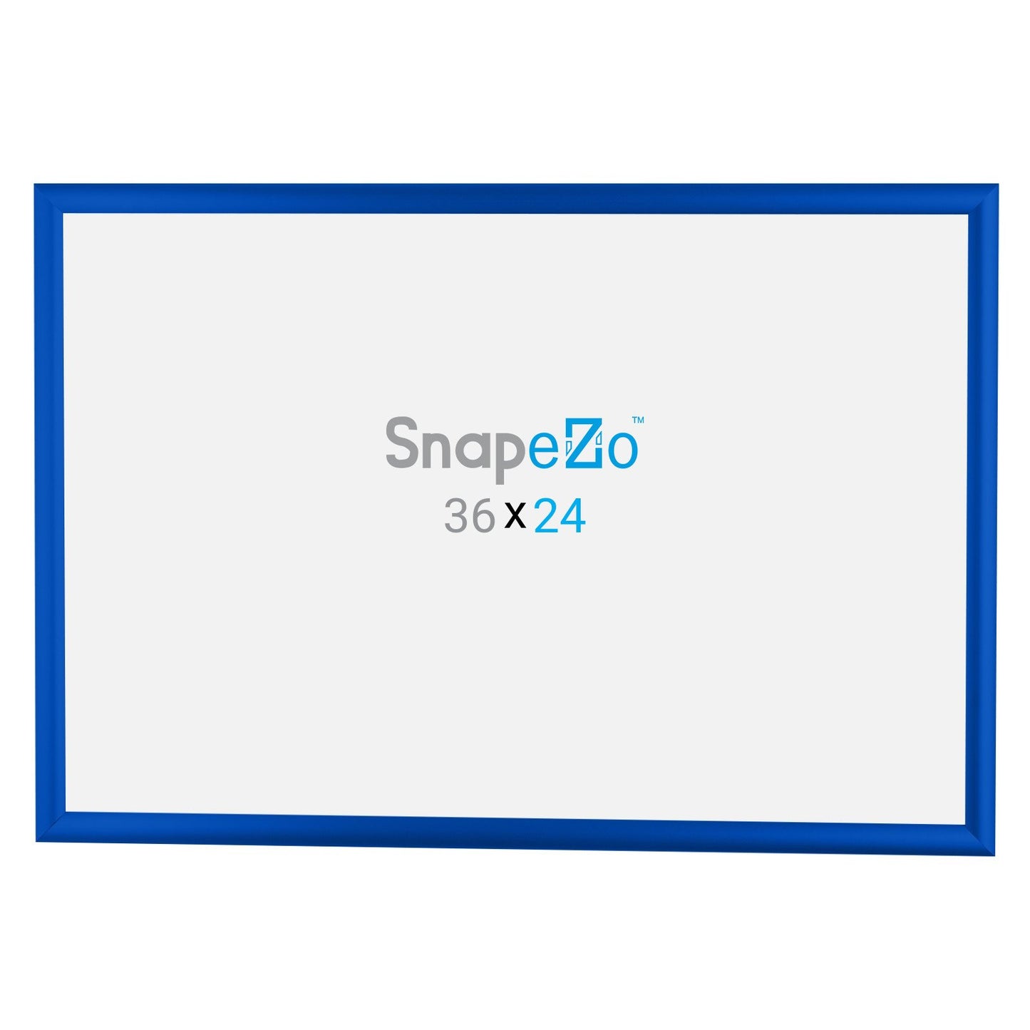 SnapeZo® 60,96 x 91,44 cm Marco a presión azul - Perfil de 25 mm