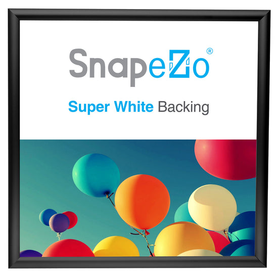 Gift Pack of 4 SnapeZo® 20x20 cm Black Insta Frames - 25MM Width Profile