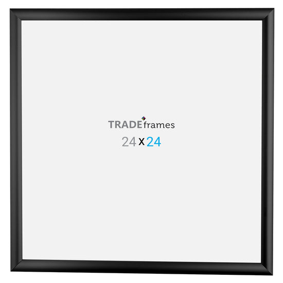 60.96 x 60.96 cm Black Snap Frame - 25MM Profile