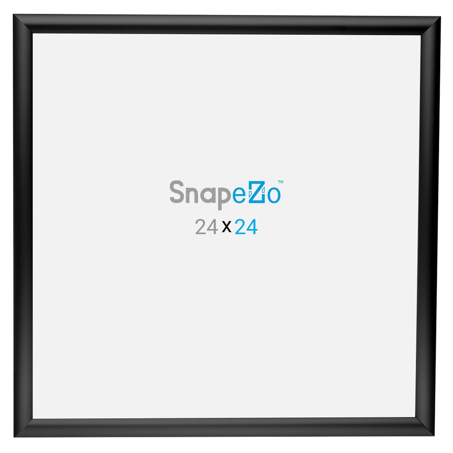 SnapeZo® 60,96 x 60,96 cm Marco a presión negro - Perfil de 25 mm