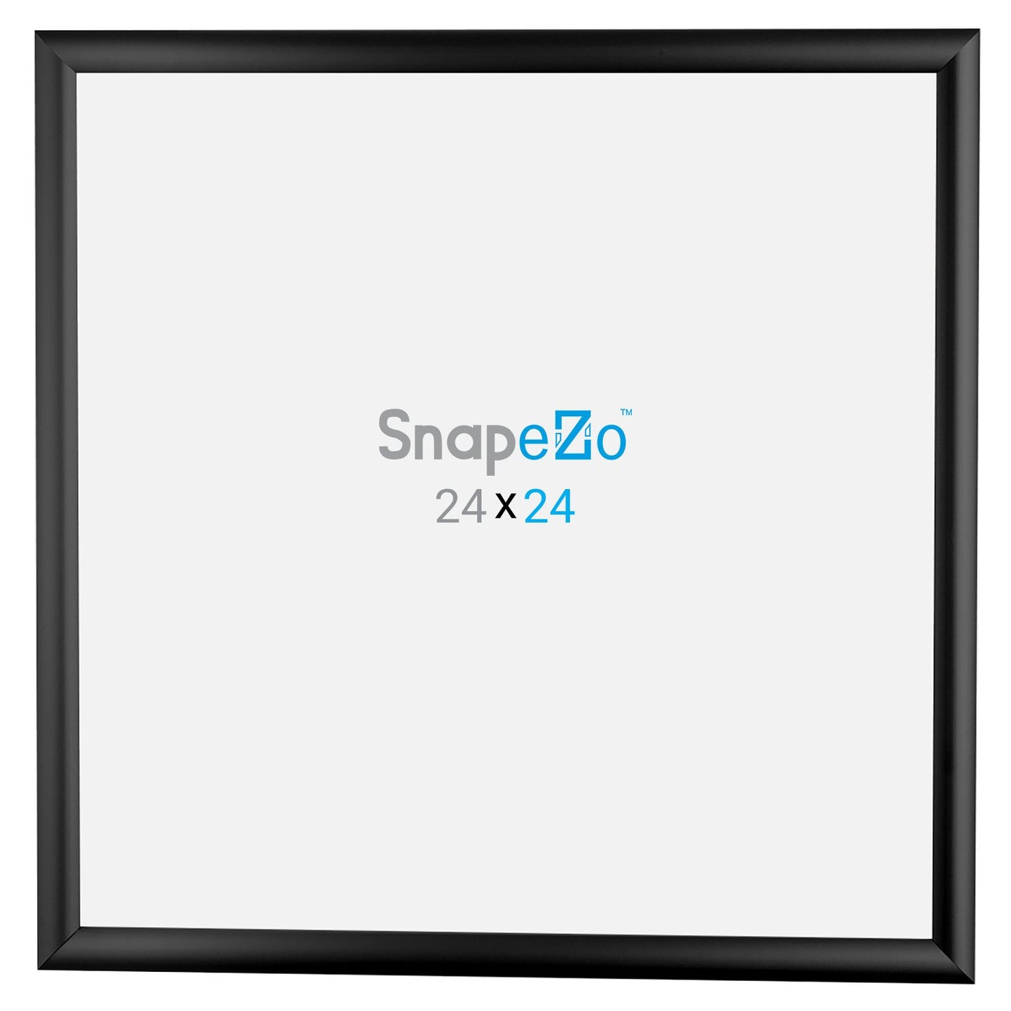 SnapeZo® 60.96 x 60.96 cm Black Snap Frame - 25MM Profile