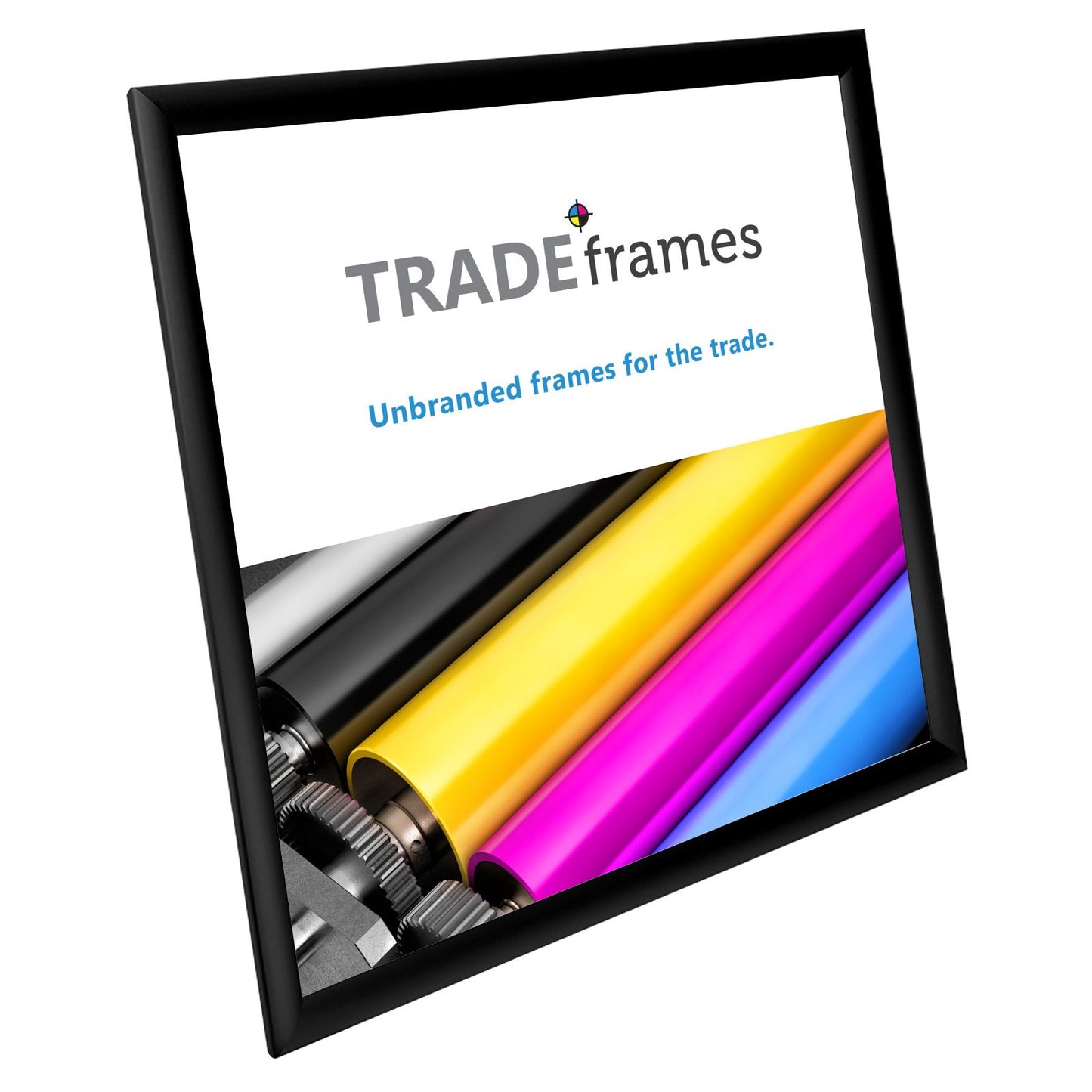 60.96 x 60.96 cm Black Snap Frame - 25MM Profile