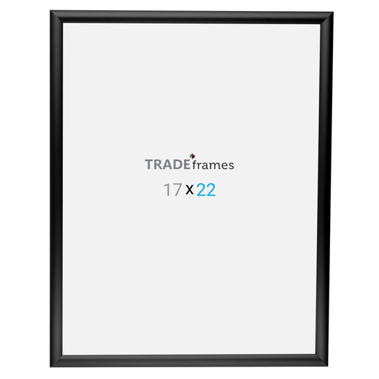 43.18 x 55.88 cm Black Snap Frame - 25MM Profile