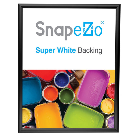 SnapeZo® 43.18 x 55.88 cm Black Snap Frame - 25MM Profile