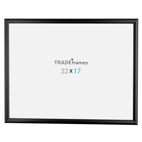 43.18 x 55.88 cm Black Snap Frame - 25MM Profile