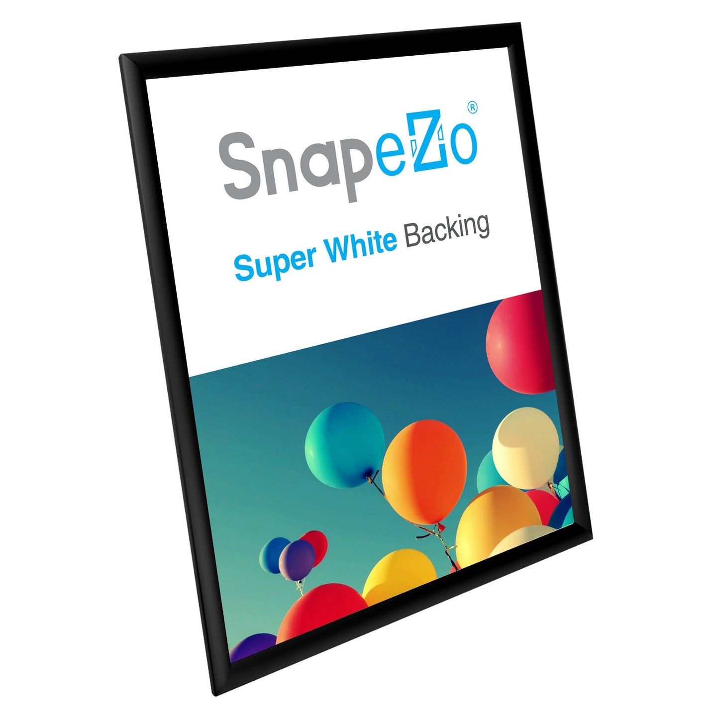 SnapeZo® 43.18 x 55.88 cm Black Snap Frame - 25MM Profile