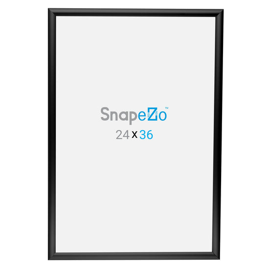 SnapeZo® 60,96 x 91,44 cm Marco a presión negro - Perfil de 25 mm