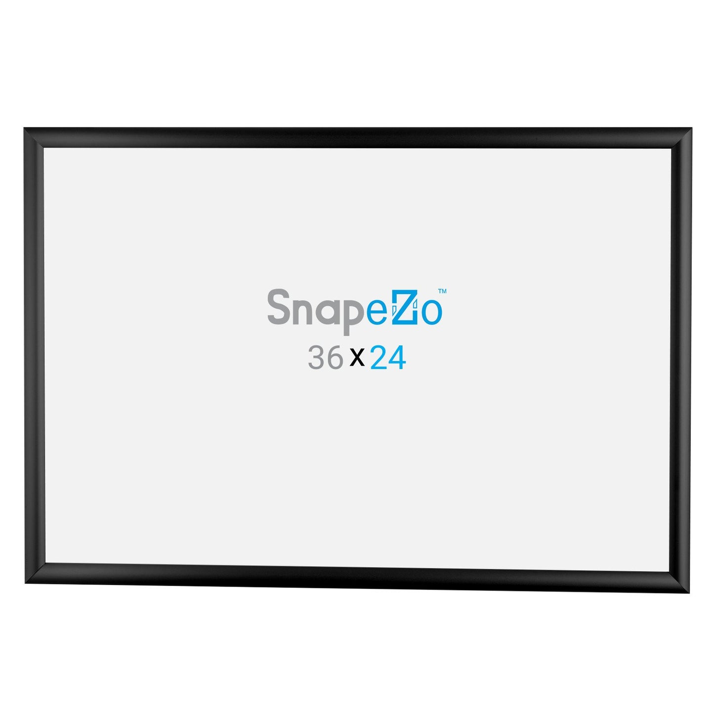 SnapeZo® 60,96 x 91,44 cm Marco a presión negro - Perfil de 25 mm