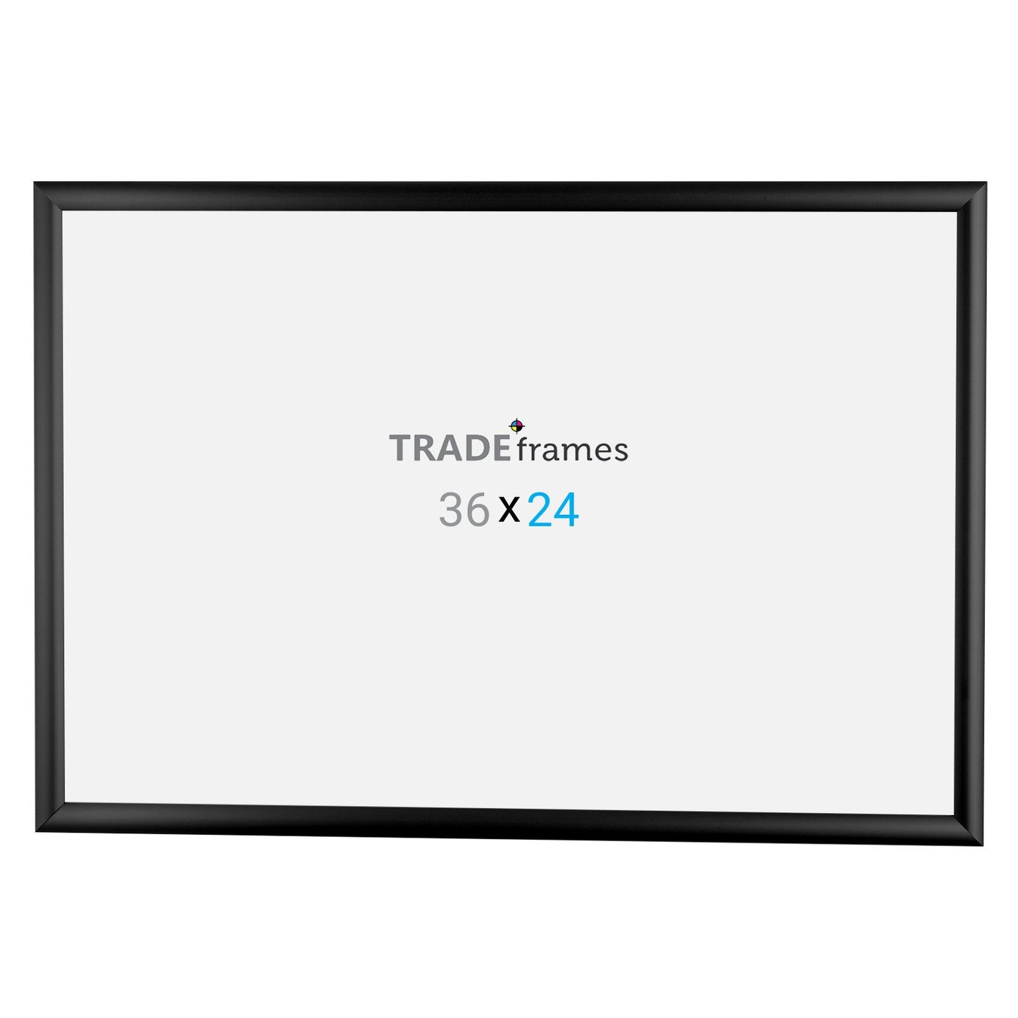 60.96 x 91.44 cm Black Snap Frame - 25MM Profile