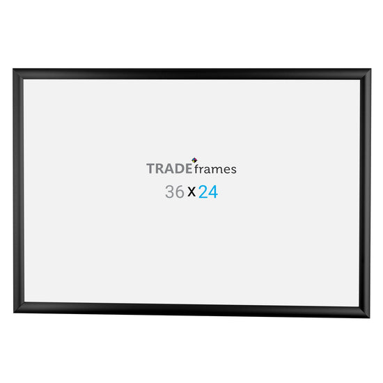 60.96 x 91.44 cm Black Snap Frame - 25MM Profile