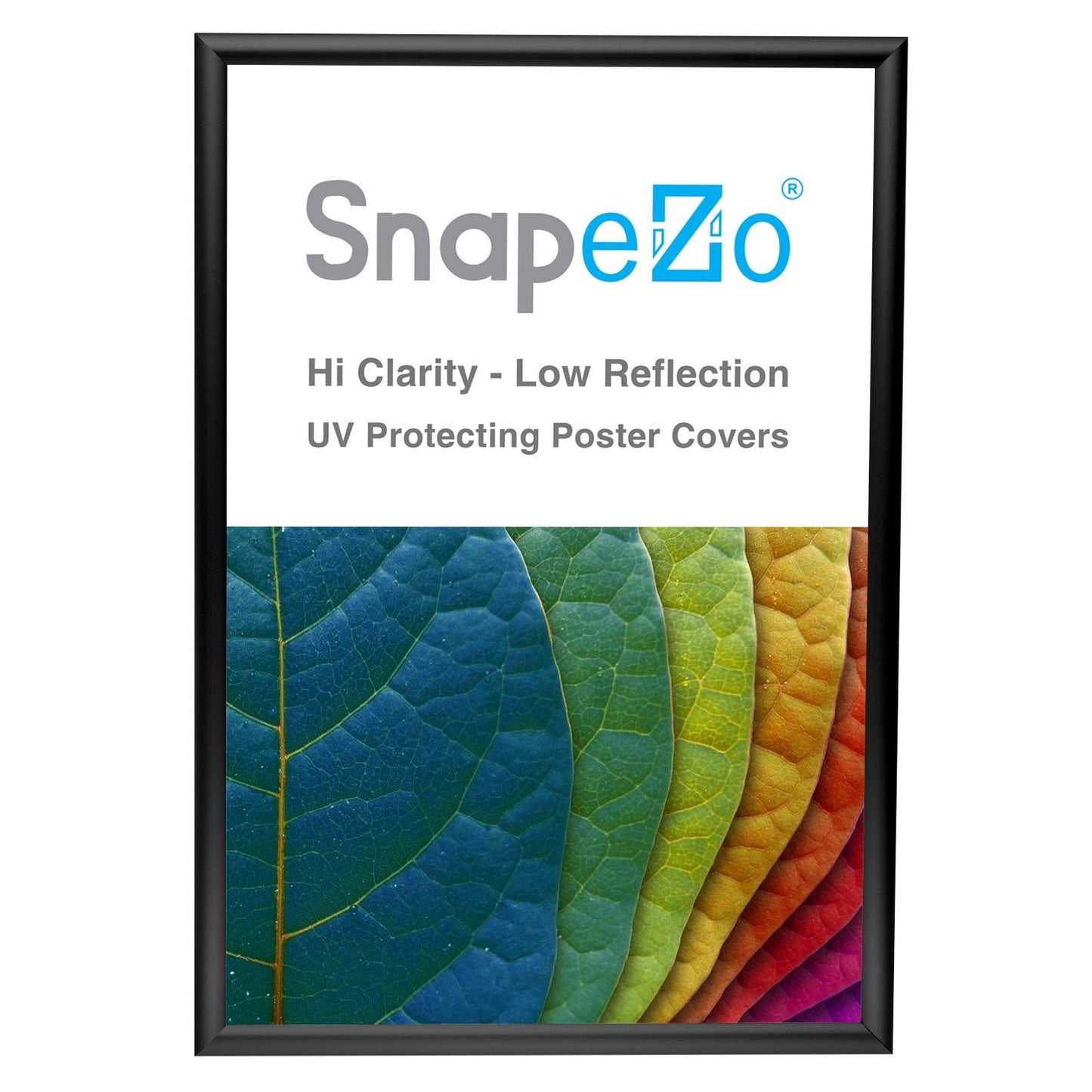 SnapeZo® 60.96 x 91.44 cm Black Snap Frame - 25MM Profile