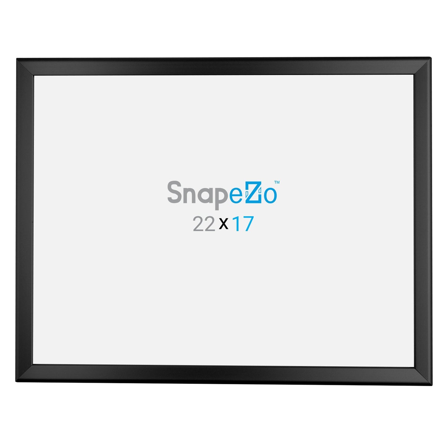 SnapeZo® 43,18 x 55,88 cm Marco a presión negro - Perfil de 32 mm